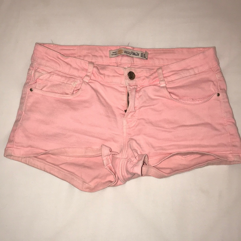 Zara pink shorts